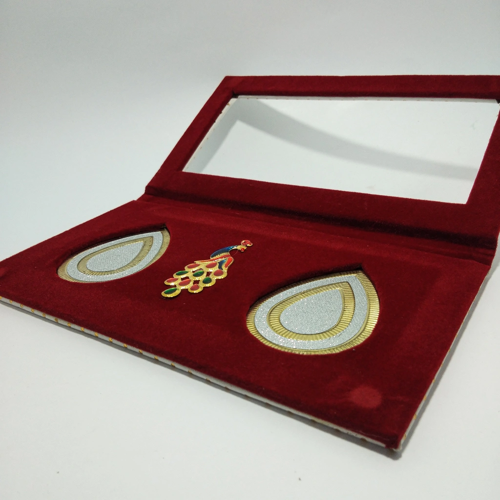 jewellery box 2-coin bindi bit peacock box