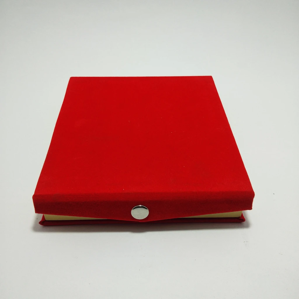 jewellery box classic red velvet half set